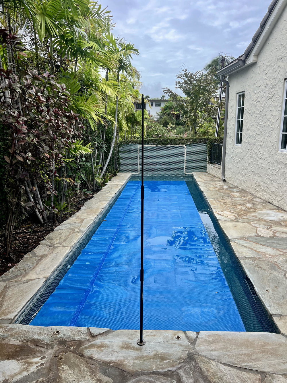 Grant's Swim Tether setup — Pool
