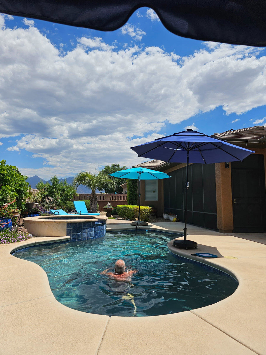 Robert's Swim Tether setup — Pool